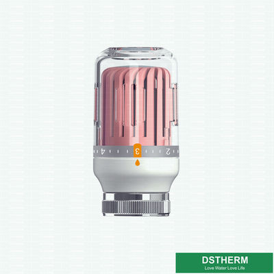 Нагревая логотип радиатора головки клапана термостатической подгонянный головкой клапана