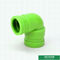 Зеленый пластиковый размер 20-160mm трубы водопровода для локтя промышленного транспорта жидкостей равного