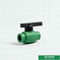 Ровный поверхностный шариковый клапан ручки зеленого цвета пластиковый с подачей латунного шарика высокой