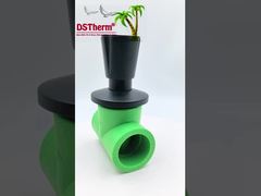 Ppr Черный покрытый стоп-клапан латунный клапан Электрофоретическое черное покрытие
