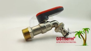 Шариковые краны с запираемой ручкой