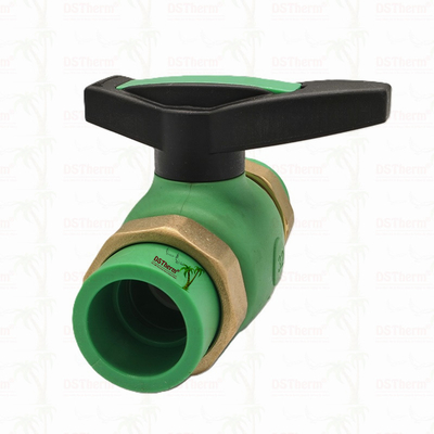 PPR Union Ball Valve Full Bore Ppr Double Union Ball Valve Exposed Installation (ППР соединительный шаровой клапан с полным отверстием) ППР двойный соединительный шаровый клапан с открытой установкой