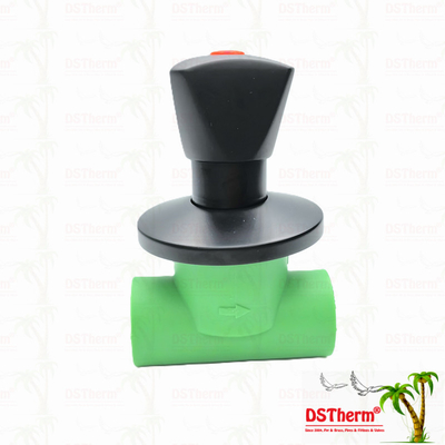 Ppr чернопокрытый стоп-клапан с треугольной ручкой BlackFlow Precision Valve Electrophoretic Black Coating