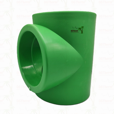 PPR Equal Tee для трубопроводной системы PN25 DN160 Высокая долговечность Экологичность