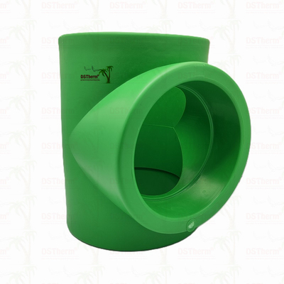 PPR Equal Tee для трубопроводной системы PN25 DN160 Высокая долговечность Экологичность