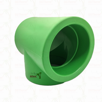 PPR Equal Tee для трубопроводной системы PN25 DN160 Высокая долговечность Экологичность