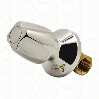 Хромированный латунный запорный клапан, глобальный клапан, южноамериканский стиль A 1/2"-1"