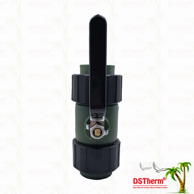 Шаровой кран PPR с двойным соединением, латунный шар, железная ручка, 20-63 мм, индивидуальный ЛОГОТИП