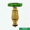 Зеленые пластиковые ручки с латунными патронами клапана для Ppr и латунным клапаном стопа