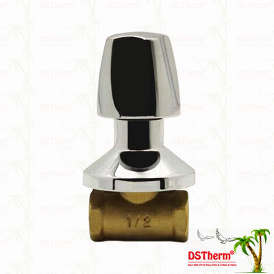 Хромированный латунный запорный клапан, глобальный клапан, южноамериканский стиль A 1/2